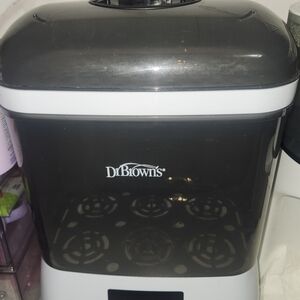Dr. Brown's Electric Steam Sterilizer - Black & White